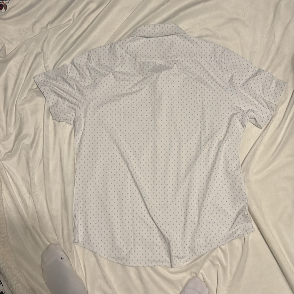 NWT 🔹7 Diamonds Men's White Short Sleeve Button-Down Shirt🔹 - Picture 6 of 9